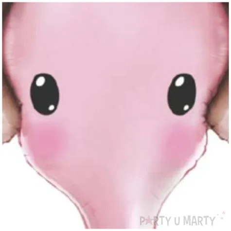 balon foliowy rozowy slonik flexmetal 24 shp