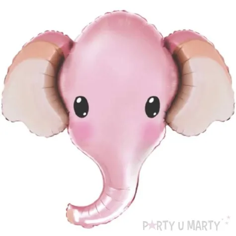 balon foliowy rozowy slonik flexmetal 24 shp
