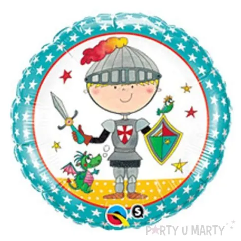 balon foliowy rycerz qualatex 18 rnd