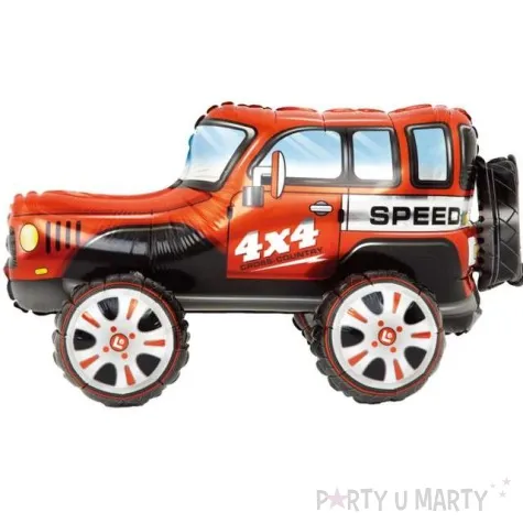 balon foliowy samochod terenowy czerwony partypal 26 shp
