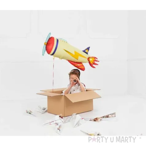 balon foliowy samolot blyskawica partydeco 36 shp