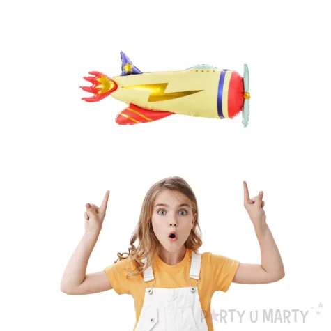 balon foliowy samolot blyskawica partydeco 36 shp