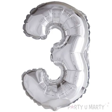 balon foliowy samopompujacy cyfra 3 top ten 3 dgt