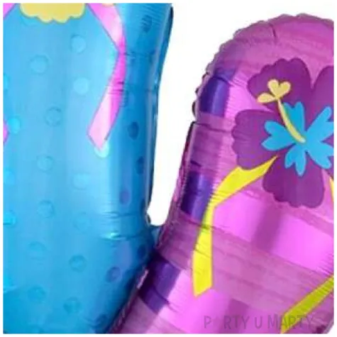 balon foliowy sandaly japonki amscan 33 shp