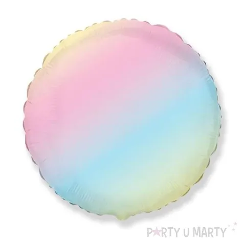 balon foliowy satynowy kolorowy flexmetal 18 rnd