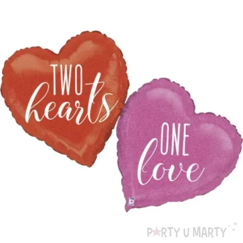balon foliowy serca two hearts one love grabo 41 shp