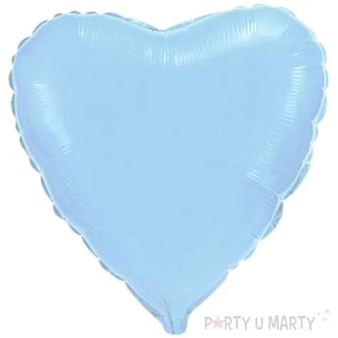 balon foliowy serce blekitny flexmetal 9 hrt