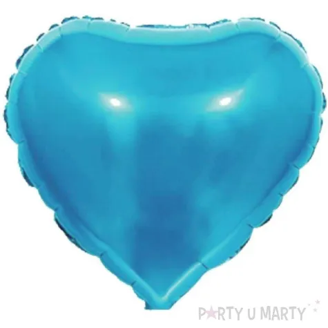 balon foliowy serce blekitny jix 18 hrt