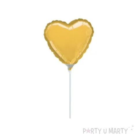 balon foliowy serce classic zloty amscan 9 hrt