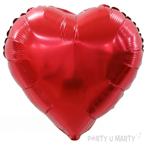 balon foliowy serce czerwony 7 7 18 hrt