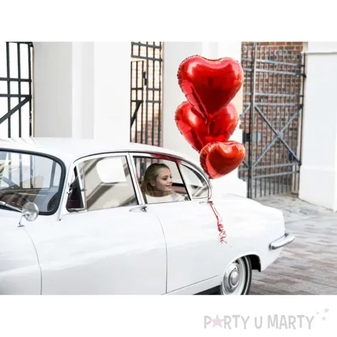 balon foliowy serce czerwony 7 7 18 hrt