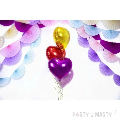 balon foliowy serce czerwony partydeco 18 hrt