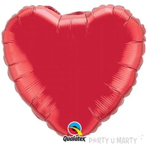balon foliowy serce czerwony qualatex 18 hrt
