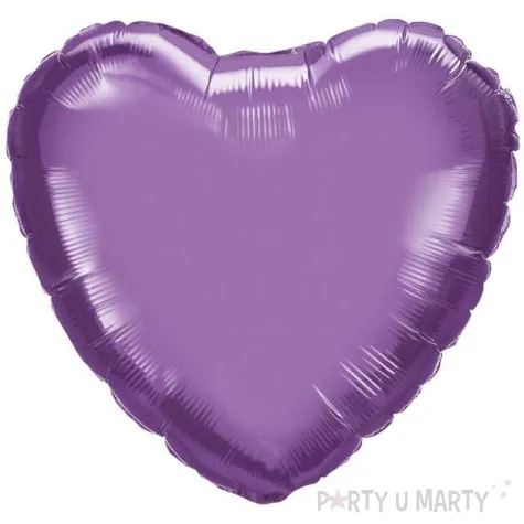 balon foliowy serce fioletowy qualatex 18 hrt