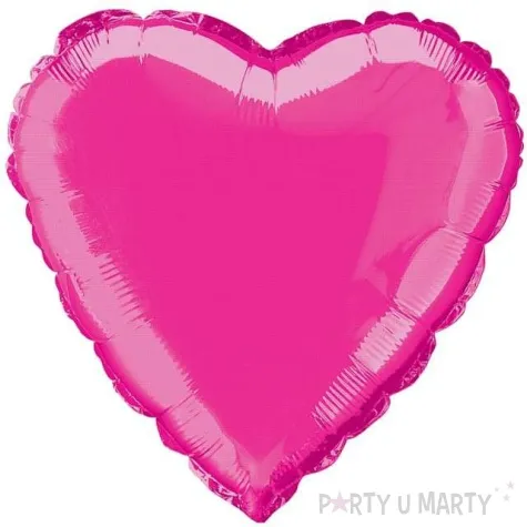 balon foliowy serce fuksja flexmetal 18 hrt