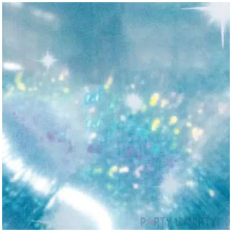 balon foliowy serce holo galactic turkusowy folat 24 hrt