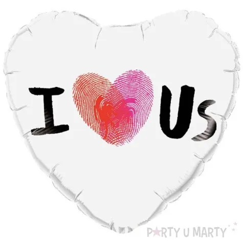 balon foliowy serce i heart us bialy qualatex 18 hrt