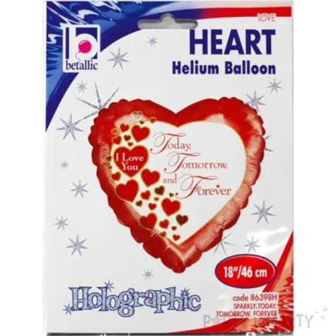balon foliowy serce i love you forever czerwony betallic 18 hrt