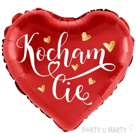 balon foliowy serce kocham cie czerwony partypal 18 hrt