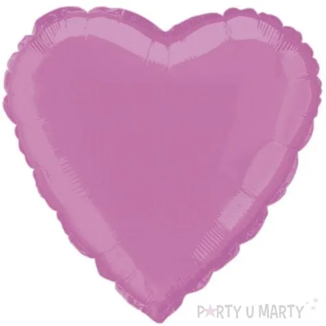 balon foliowy serce lawendowo rozowy amscan 18 hrt