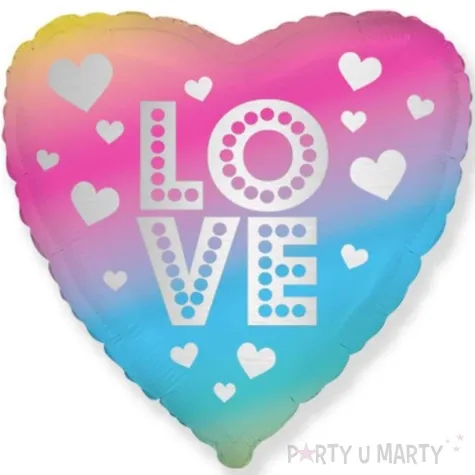 balon foliowy serce love flexmetal 18 hrt