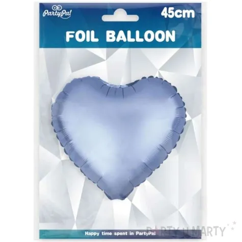balon foliowy serce matowe granatowy partypal 18 hrt