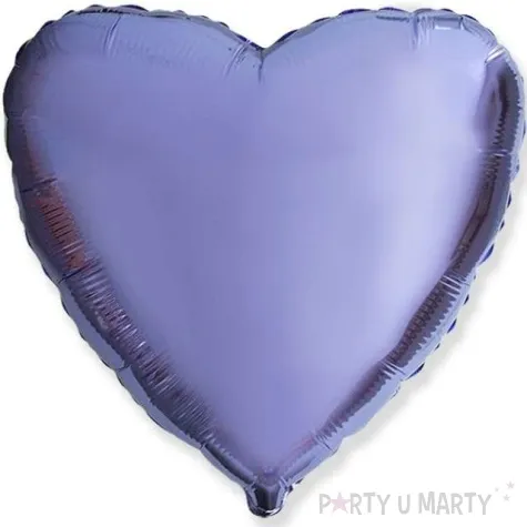 balon foliowy serce metaliczne lilowy flexmetal 18 hrt