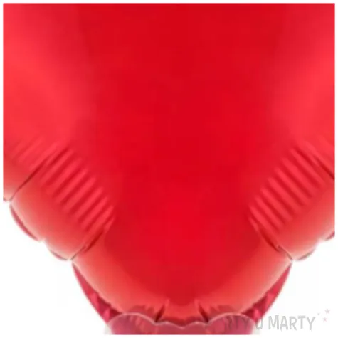 balon foliowy serce na patyczku czerwony godan 11 hrt