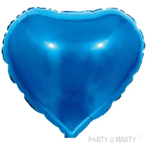 balon foliowy serce niebieski jix 18 hrt