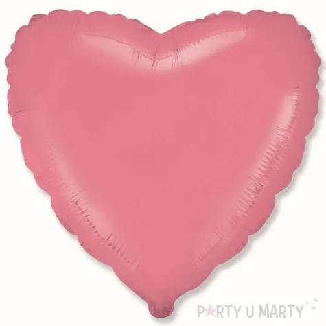 balon foliowy serce pastelowe czerwony flexmetal 18 hrt