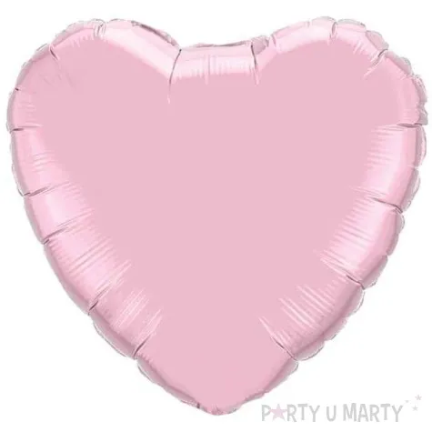 balon foliowy serce perlowy roz qualatex 36 hrt