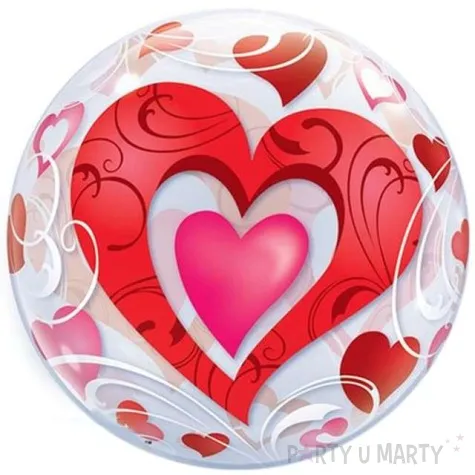 balon foliowy serce qualatex 22 orb