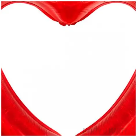 balon foliowy serce ramka dwukolorowa czerwony srebrny partypal 28 hrt