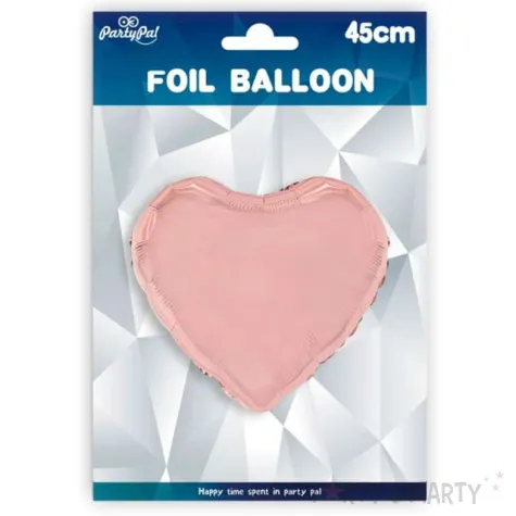 balon foliowy serce rozowe zloto partypal 18 hrt