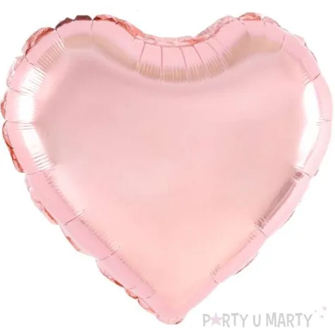 balon foliowy serce rozowe zloto partypal 32 hrt