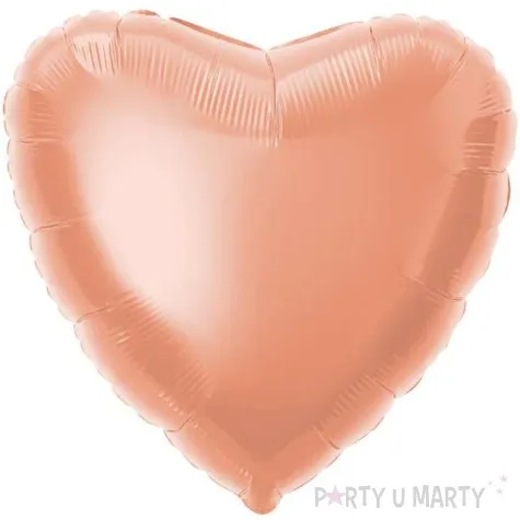 balon foliowy serce rozowe zloto unique 18 hrt