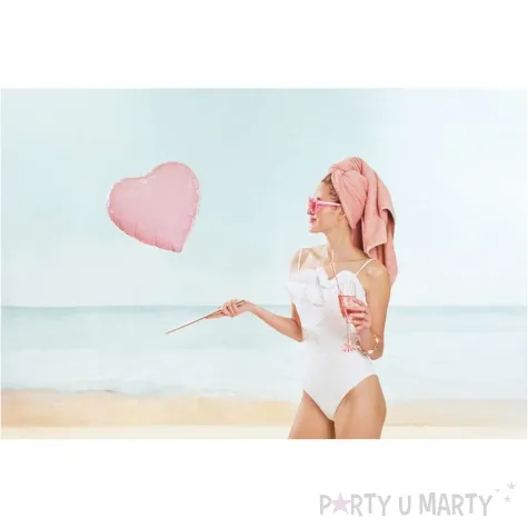 balon foliowy serce rozowy jasny partydeco 18