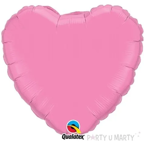 balon foliowy serce rozowy qualatex 18 hrt