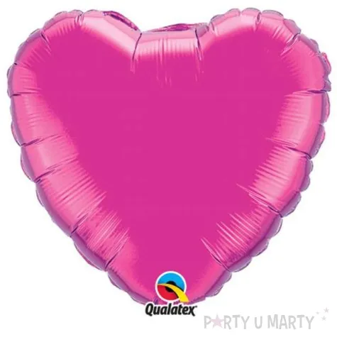 balon foliowy serce rozowy qualatex 9 hrt