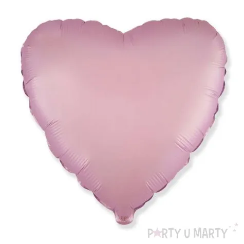 balon foliowy serce satynowe liliowy flexmetal 18 hrt