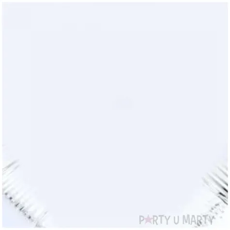 balon foliowy serce srebrny partypal 18 hrt