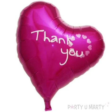 balon foliowy serce thank you rozowy takarakosan 14 hrt