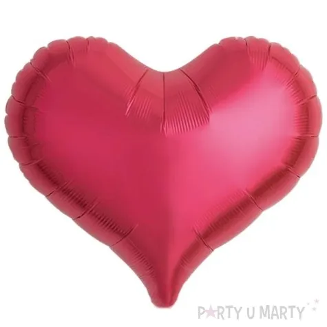 balon foliowy serce wklesle czerwony metallic takarakosan 18 5 szt hrt