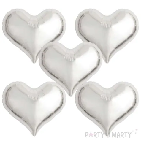 balon foliowy serce wklesle srebrny takarakosan 18 5 szt hrt