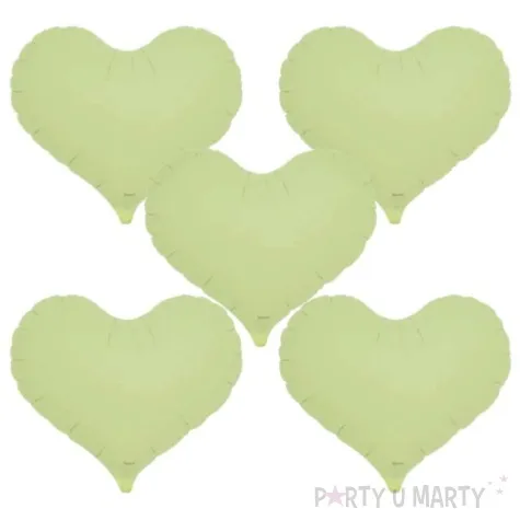 balon foliowy serce wklesle zielony takarakosan 14 5 szt hrt