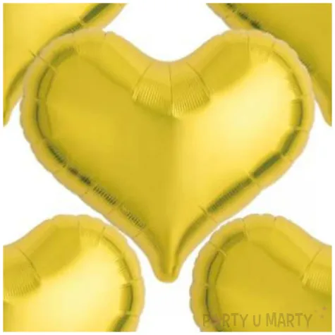 balon foliowy serce wklesle zloty takarakosan 18 5 szt hrt