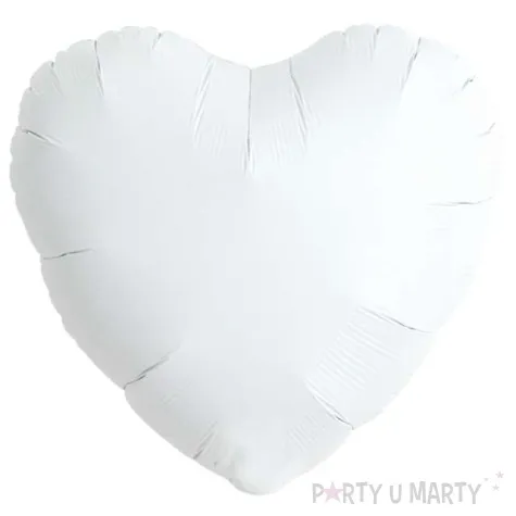 balon foliowy serce wypukle bialy takarakosan 14 5 szt hrt