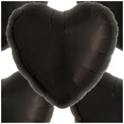 balon foliowy serce wypukle czarny takarakosan 14 5 szt hrt