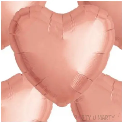 balon foliowy serce wypukle rozowe zloto takarakosan 18 5 szt hrt
