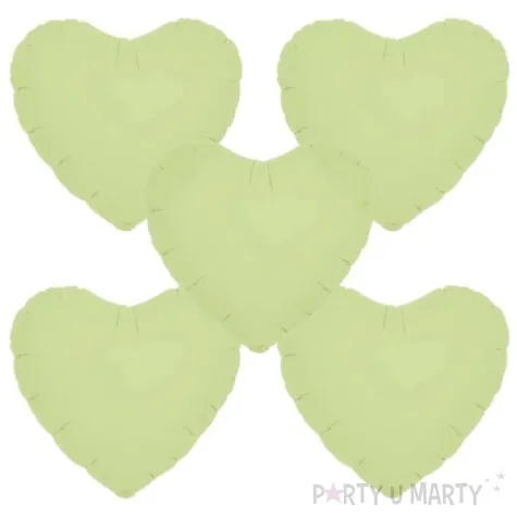 balon foliowy serce wypukle zielony takarakosan 14 5 szt hrt